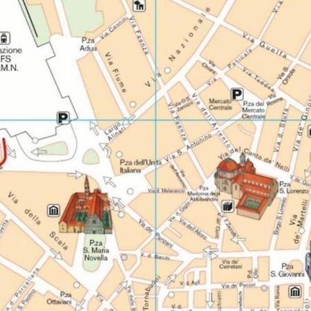 Tre Gigli Firenze Apartment, 5 Minutes From Station, Via Palazzuolo 55 ภายนอก รูปภาพ